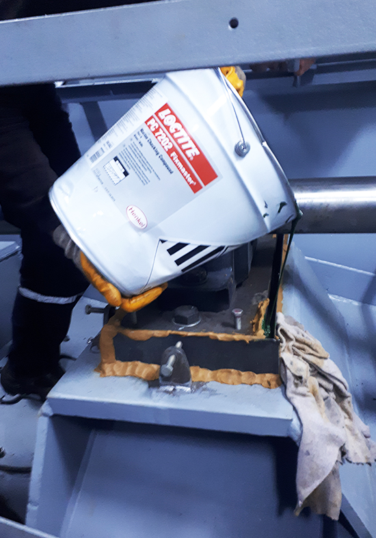 Marine Chocking Industrial Application Straight Course