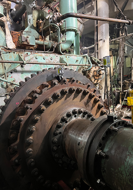 Main Engine Alignment	 Straight Course