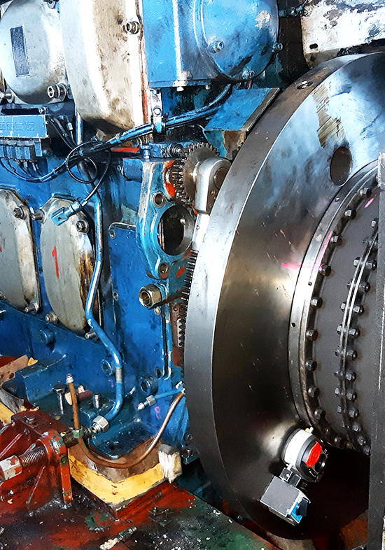 Marine Chocking Machine Application Straight Course